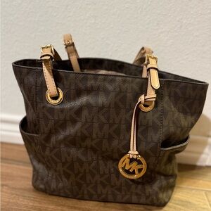 Michael Kors Brown Tote Bag